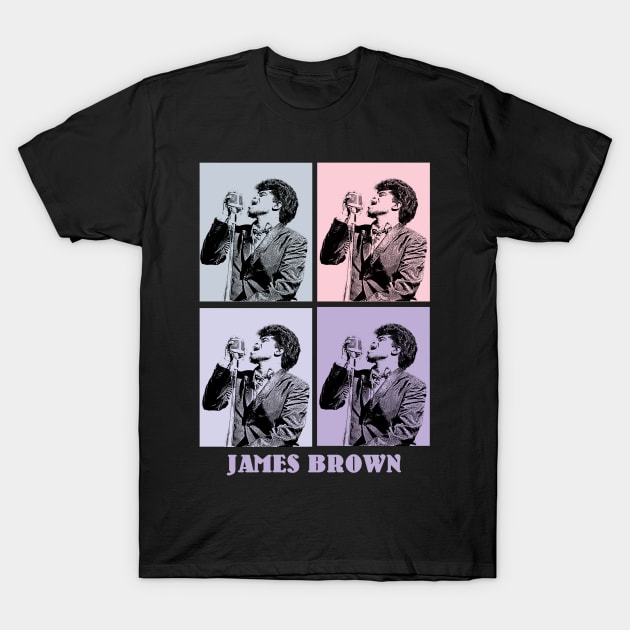 James Brown 1988S Pop Art T-Shirt by KERIKIL